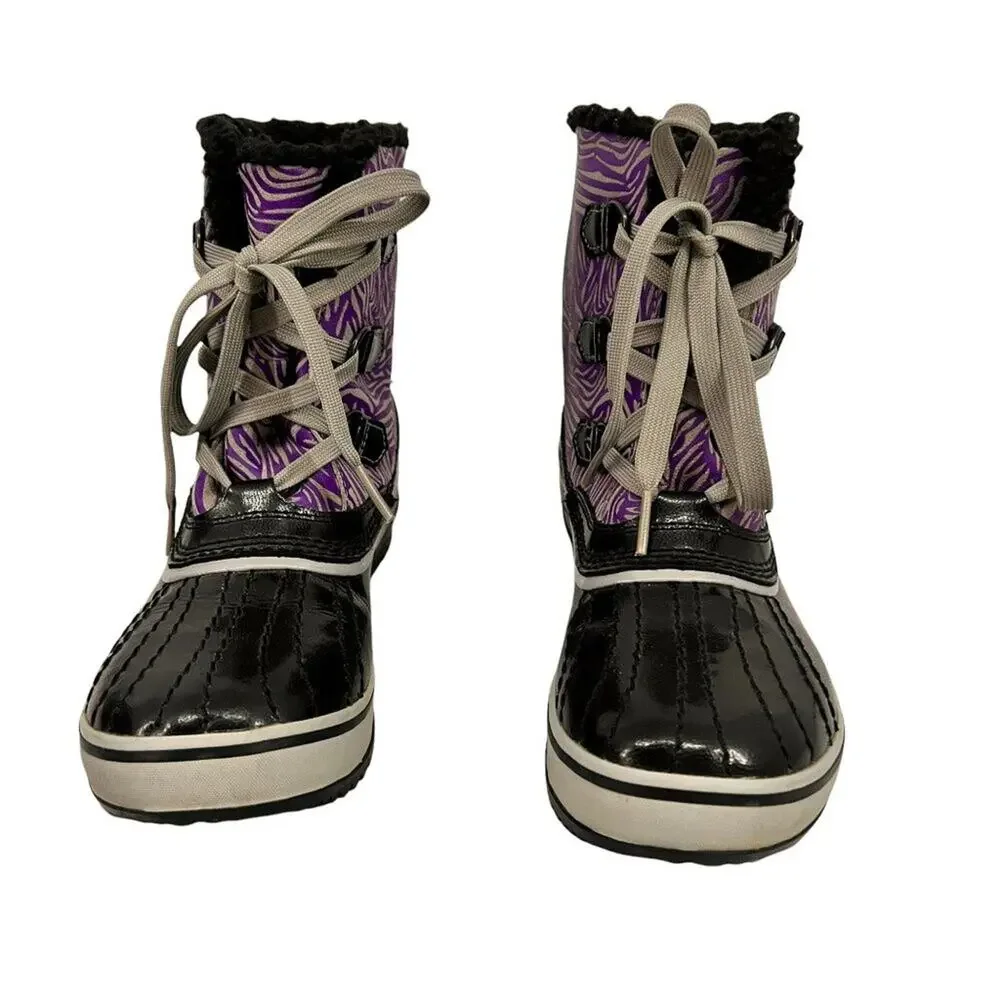 Sorel Tivoli Snow(Youth) NY1822 010 Boots Winter Shoes Size 5